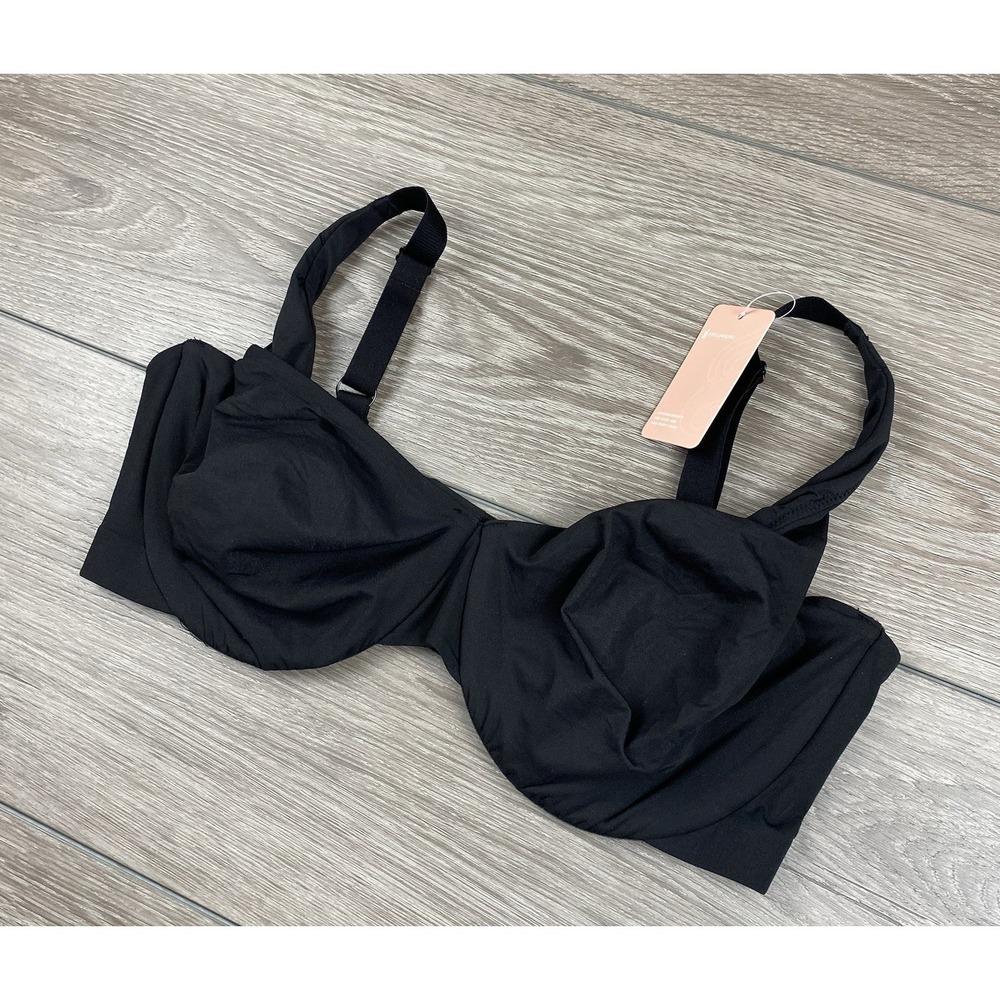 Feelingirl Women's Shoulder‎ Strap Bra Top Black Size 40DD New